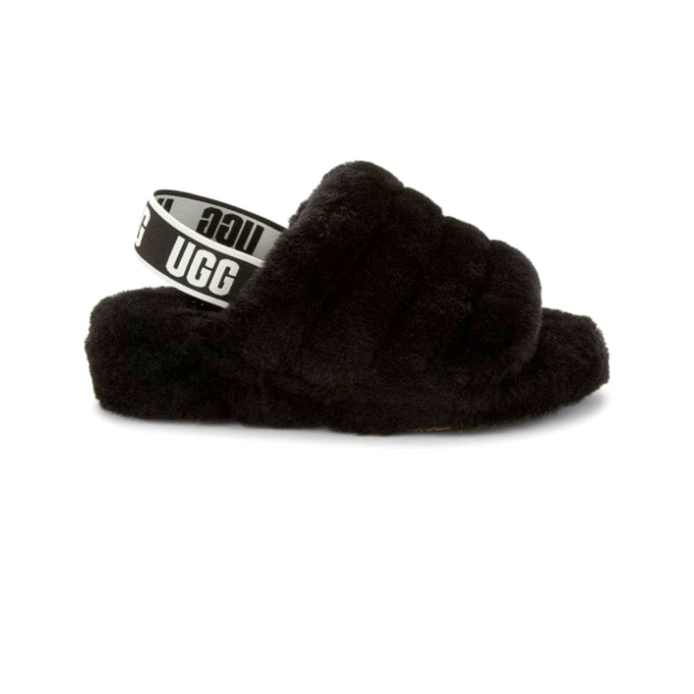 UGG Slippers (Black) Women size 9   barely worn and in near perfect condition